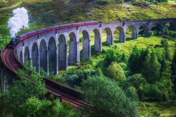 Glenfinnan Viaduct: mit dem Hogwarts-Express durch Schottland