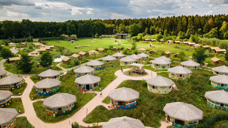 Lodges im Safaripark in Hodenhagen