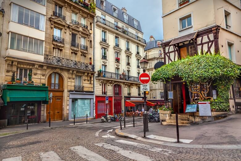 Künstlerviertel Montmartre in Paris