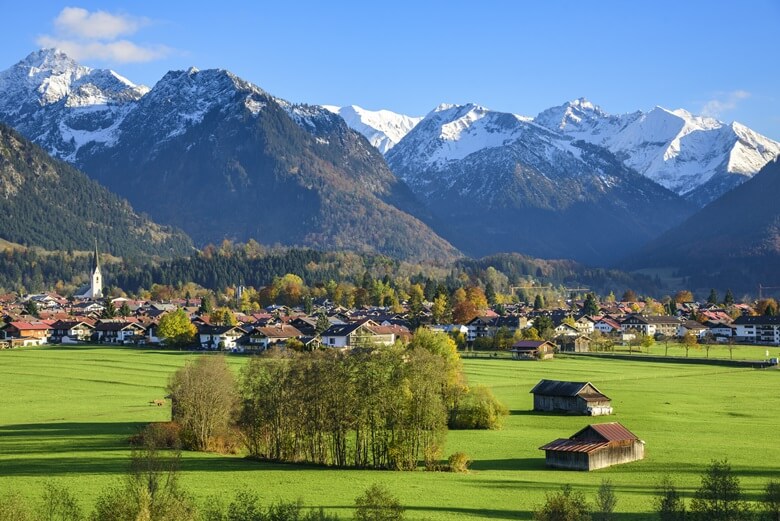 Erstes Ziel des Zipfelpass: Oberstdorf im Allgäu